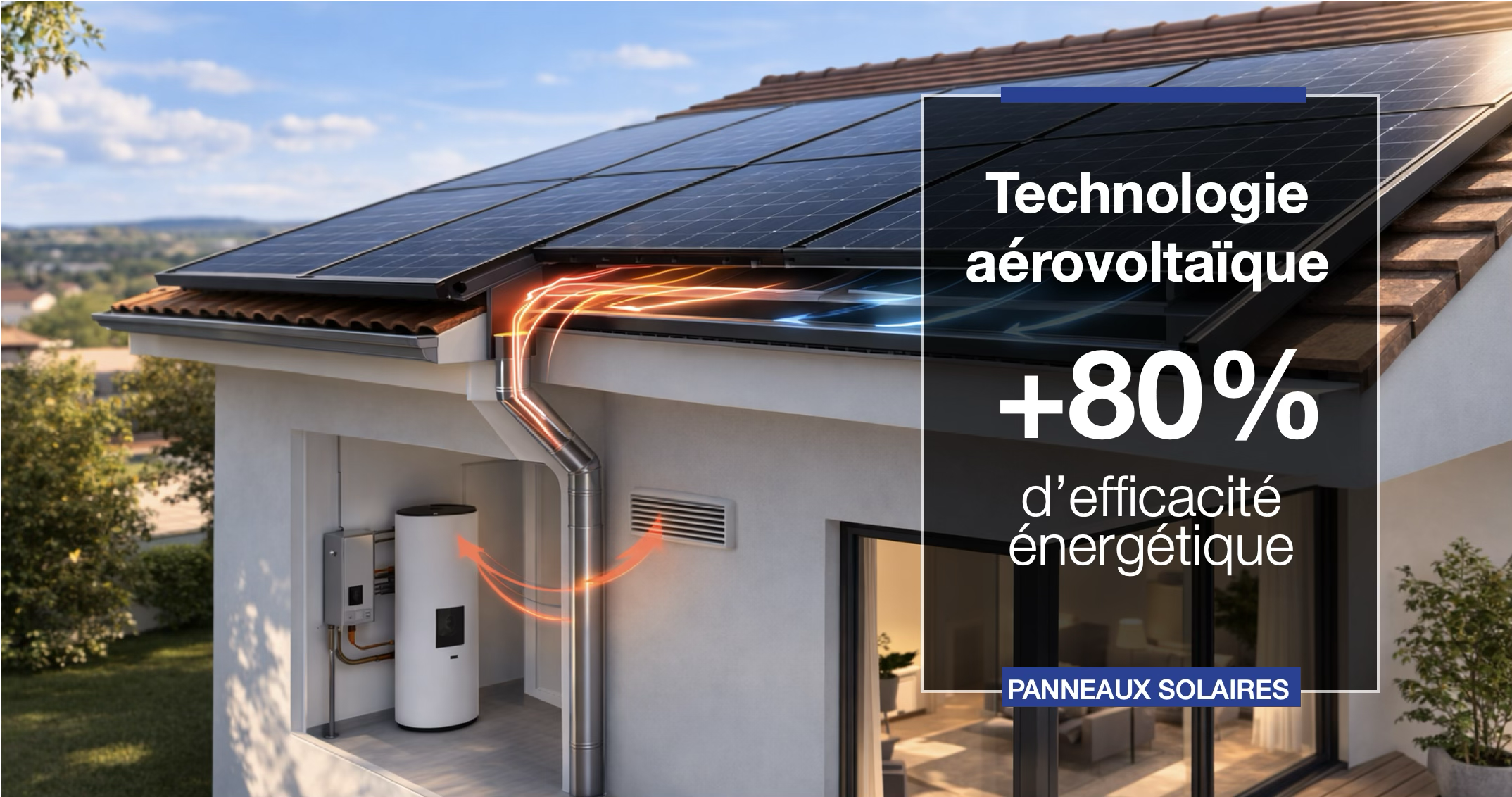 Panneaux aérovoltaïques nouvelle génération